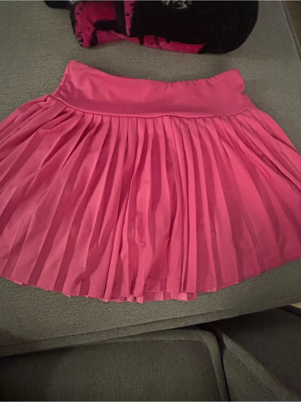 Kid's Pleated Pink Skirt